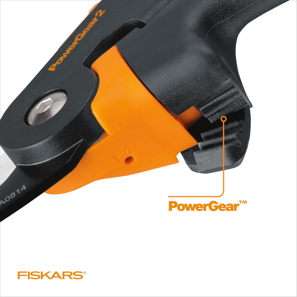 Fiskars PowerGear2 Bypass Pruning Shears, 3/4" Cut Capacity Garden Clippers