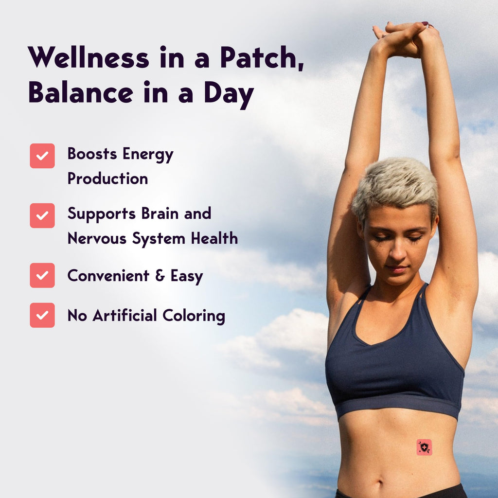 Klova Wellness Patches for Immune Support & Daily Wellness | 24-Hour Immune Support | Calm Patch for Adults with Zinc, Bee Propolis & Pterostilbene