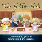 Little People Collector The Golden Girls Late Night Cheesecake 40th Anniversary Figure Set in a Display Gift Box for Adults & Fans