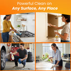 Citra Solv All Purpose Cleaning Spray – Powerful Citrus Degreaser for Kitchen & Bathroom, Multi-Surface Cleaner, No Harsh Chemicals, Valencia Orange 22oz (Pack of 3)