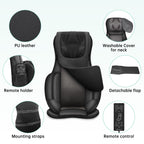 Snailax Neck Back Massager with Heat, Full Body Massage Chair Pad, Adjustable Compression, Rolling, Shiatsu Massage Seat Cushion, Chair Massagers,Gifts for Women, Man (Upgrade)