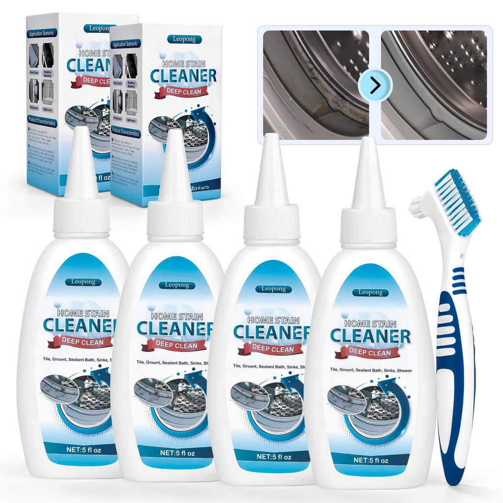 Leopong Home Cleaner Gel, Cleaner for Washing Machine, Refrigerator Strips, Household Shower, Kitchen Sinks, Walls, Tiles, Bathrooms- 20 fl oz