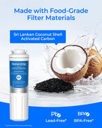 Waterdrop EDR4RXD1 Water Filter Replacement for EveryDrop® Filter 4, 3 Pack