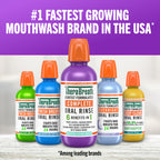 TheraBreath Complete Mouthwash, 6-in-1 Benefits, Alcohol-Free, Revitalizing Mint (2 Pack)