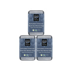 One With Nature Activated Charcoal Soap 4oz 3-Pack – Detoxifying and Exfoliating Charcoal Soap Bar with Dead Sea Salt for Face & Body, for Men & Women