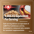 EILTEAU Corvael Nattokinase 4,000 FU 7-in-1 Supplement, 300 Softgels