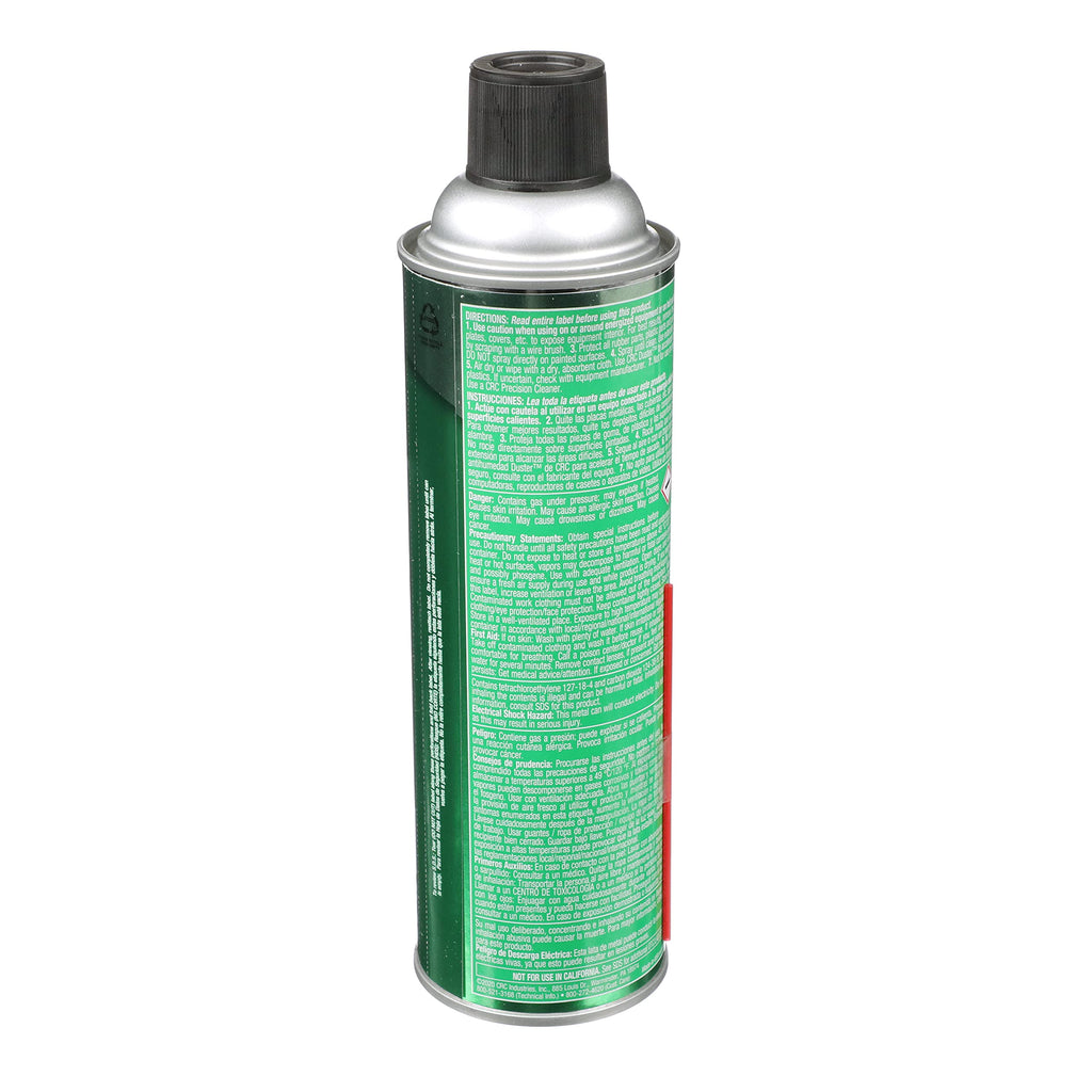 CRC Quick Clean Safety Solvent And Degreaser 03180 – 19 WT OZ, Clear, Aerosol Cleaner - Industrial Cleaners And Degreasers