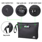 Free Boy 11.8"x8.6"Smell Proof Bags,Odor Proof Bag with Combination Lock,Smell Odor Case Container
