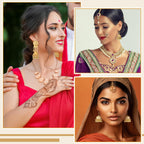 Nosiny 16 Pairs Jhumka Indian Earrings for Women Bell Dangle,Gold