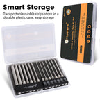 MulWark 14PC Security Torx Bit Set 3" Long Tamper Proof Star Screwdriver Bit Set 1/4" Hex Shank S2 Steel T4 - T40 Magnetic Impact Driver Drill Bits