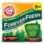 ARM & HAMMER Forever Fresh Cat Litter Cedarwood, MultiCat, 18lbs