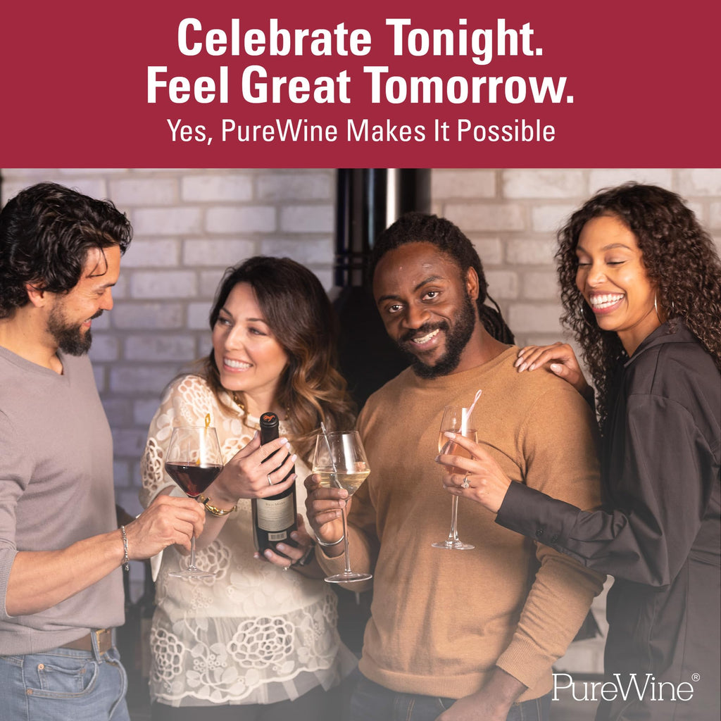 PureWine The Wand Wine Purifier, Removes Histamines & Sulfites - 8 Wands