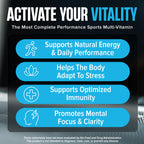 Nutrex Research Vitadapt Complete Sports Multivitamin for Men - 24 Vitamins, KSM-66 Ashwagandha and Minerals for Athletes - Mens Multivitamin (90 Capsules)