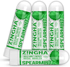 Natural Aromatherapy Nasal Inhaler Stick for Sinus Relief, Focus & Stress Relief | Portable Dual-Hole Essential Oil Blend (4PK, Spearmint)
