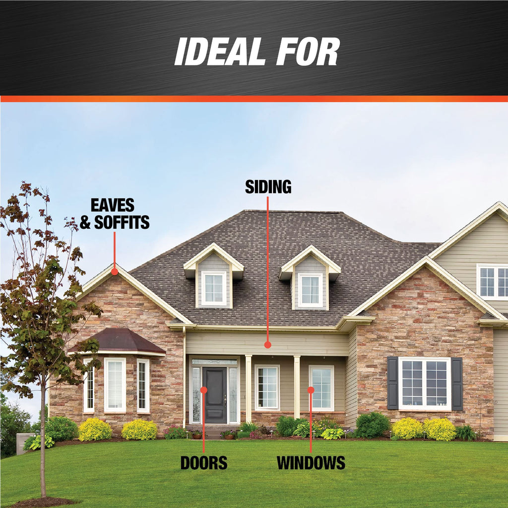 DAP Dynaflex Ultra Advanced Exterior Sealant, Iron Gray, 10.1 Oz (7079818215)