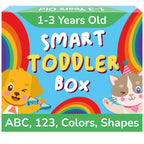 TOYVENTIVE Educational Books, Flash Cards, and Puzzles - Birthday Gifts for 1, 2, 3, and 4 Year Old Boys, Toddler Learning Toys and Activities