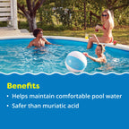 In The Swim Alkalinity Increaser for Swimming Pools - Raises Alkalinity and Balances pH Levels in Your Swimming Pool Water - 100% Sodium Bicarbonate - 10 Pounds