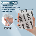 Trading Card Shipping Protectors 510 Pack 3.5'' x 4.5'' - Premium Ultra Strong Plastic Inserts Mailers - Precut Supply Sleeves for Sports MTG Cards Packaging - Flats for Breakers