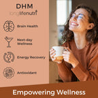 DHM (Dihydromyricetin) 350mg - Dervied from Ampelopsis Grossedentata, 120 Vegetarian Capsules, Organic Supplement for Daily Detox & Energy Balance, 4-Month Supply, GMP Certified, Made in USA