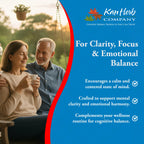 Kan Herbs Company Clear Mind Formula – Traditional Chinese Herbal Blend for Cognitive Clarity and Spirit Support, Nourishes Heart Yin and Blood, Calms Shen, Herbal Supplement, 120 Tablets