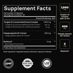 200x Strength Tongkat Ali for Men w. Fadogia Agrestis Extract - 10% Eurycomanone Longjack Highest Potency Fadogia Agrestis Tongkat Ali Supplement - Muscle Growth & Test Booster Pills for Men