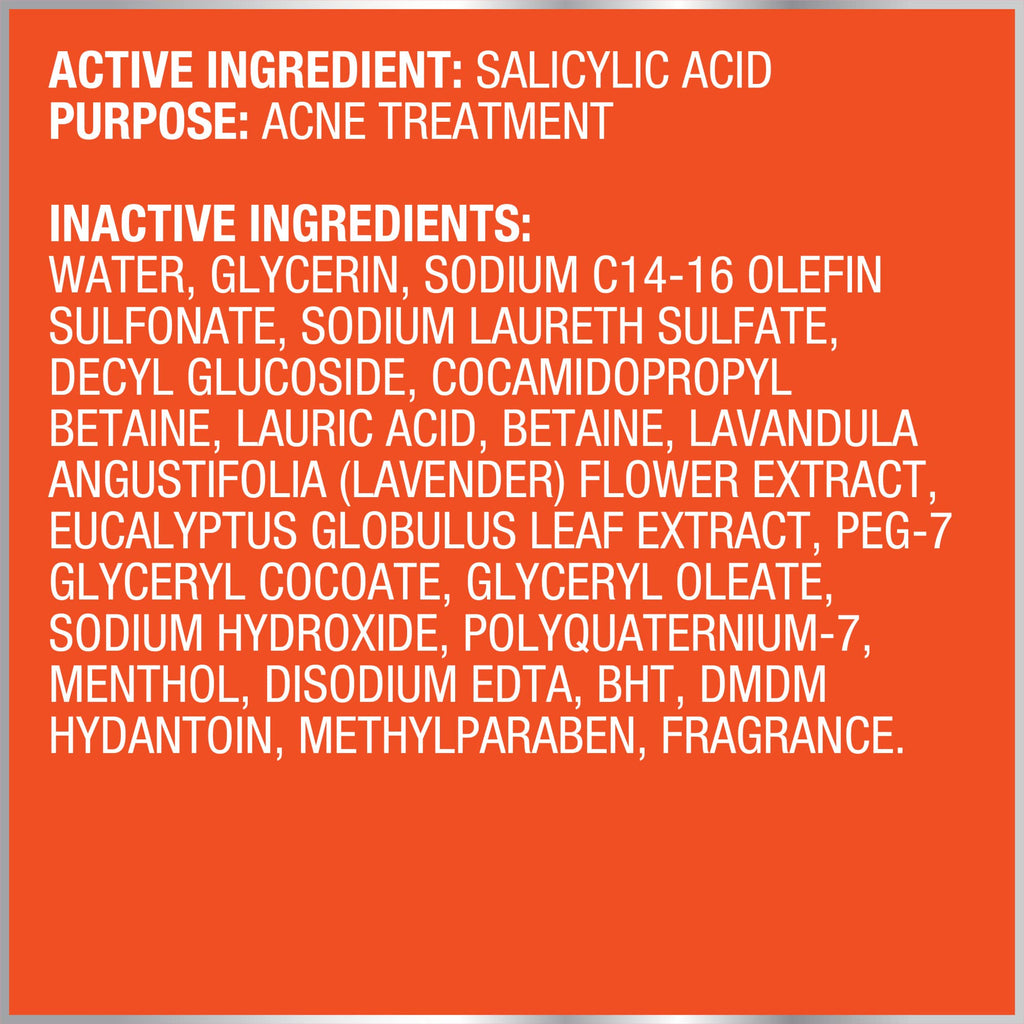 Biore Blemish Fighting Ice Cleanser Face Wash with Salicylic Acid, Clears and Helps Prevent Acne Breakouts, Cools & Refreshes Skin, Oil Free, 6.77 Oz (Pack of 3)