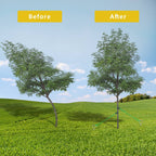 FCENDS Spiral Tree Stake Kit, Tree Stakes and Supports for Leaning Trees, Protect Trees from Bad Weather