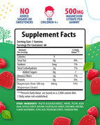Sugar-Free Magnesium Gummies for Kids & Teens - 500mg Calm Magnesium Citrate Gummies - Kids Magnesium Gummy - Chewable Magnesium Gummy Supplement for Sleep, Mood & Muscle Support - 2Pack