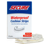 Secure Denture Adhesive Strips – Zinc Free – Waterproof – Comfortable Cushion Fit for Lowers – Extra Firm All-Day-Hold – No Mess – Clean Ingredients – 120 Strips (8 Pack)