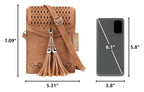 seOSTO Small Crossbody Bags for Women, Tassel Purse, Gifts for Teen Girls