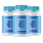 (3 Pack) Memo Defender Capsules, Official Memo Defender Support Supplement Pills, Memo Defender Advanced Formula Capsule, Memodefender All Natural Pills Health Reviews, 3 Month Supply (180 Capsules)