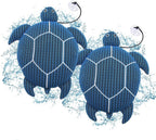 DONJOP 6 Inches Hot Tub Scum Absorber,Hot Tub Sponge for Scum Reusable Spa & Pool Cleaner Hot Tub Oil Absorbing Scum Absorber Keeps Water Clean,Eliminates Scum & Dirt,Blue,2 Pack