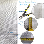 Valchoose 2PACK Wire Mesh 12” X 24”, Sturdy 304 Stainless Steel Mesh