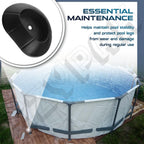 3 Pcs 11453 Pool Leg Cap Replacement, Compatible with Intex Ultra Frame Above Ground Swimming Pools 15ft - 26ft, Vertical Leg End Cap for 28301TT, 28303SR, 28321EH, 28323EH, 28327EH, 28331EH, 28335EH