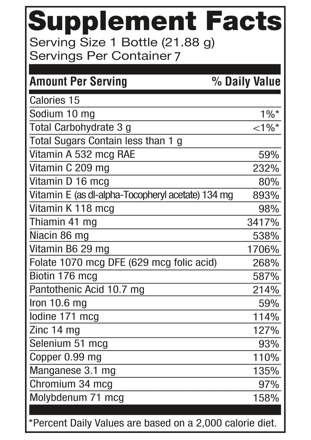 WZBIO Optizen Immune – Multivitamin & Mineral with Vitamin C, B1, B6, Zinc & Selenium – Supports Immune Health, Energy & Recovery 7 Day Supply