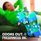Gain Flings Ultra Oxi Laundry Detergent Pacs, 76 Count, Waterfall Delight Scent, with Odor Defense, Concentrated Laundry Soap Pacs
