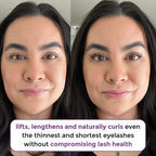 Rumi Cosmetiques VolumeCare+ Mascara For Mature Women - Extreme Length and Volume 2-in-1 Formula - No Clumps or Flaking, Long-Wearing, Hypoallergenic Mascara For Sensitive Eyes (Natural Black)