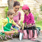 WORKPRO 8-Piece Pink Garden Tool Set - Pink
