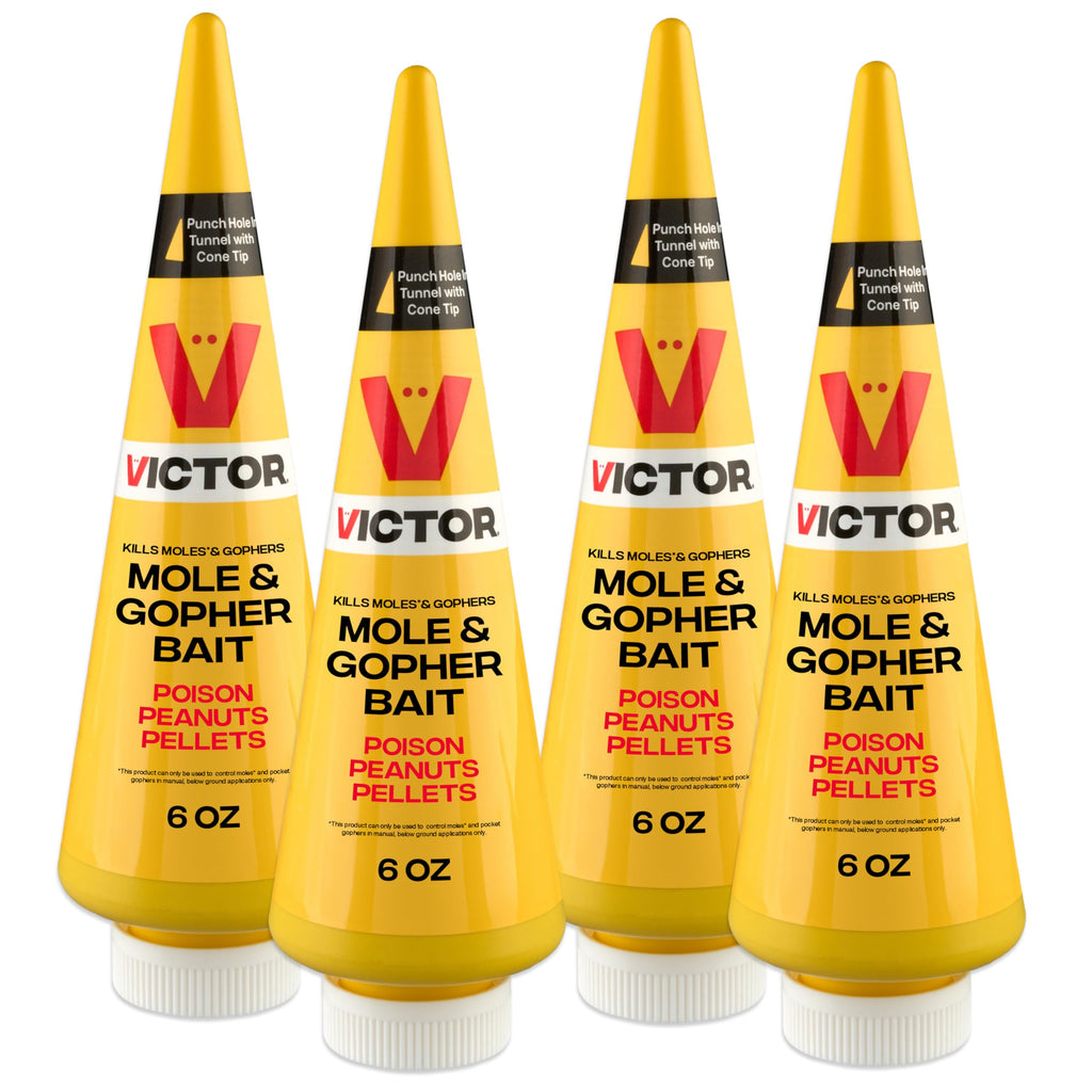 Victor Outdoor Mole & Gopher Poison Peanuts 4-Pack