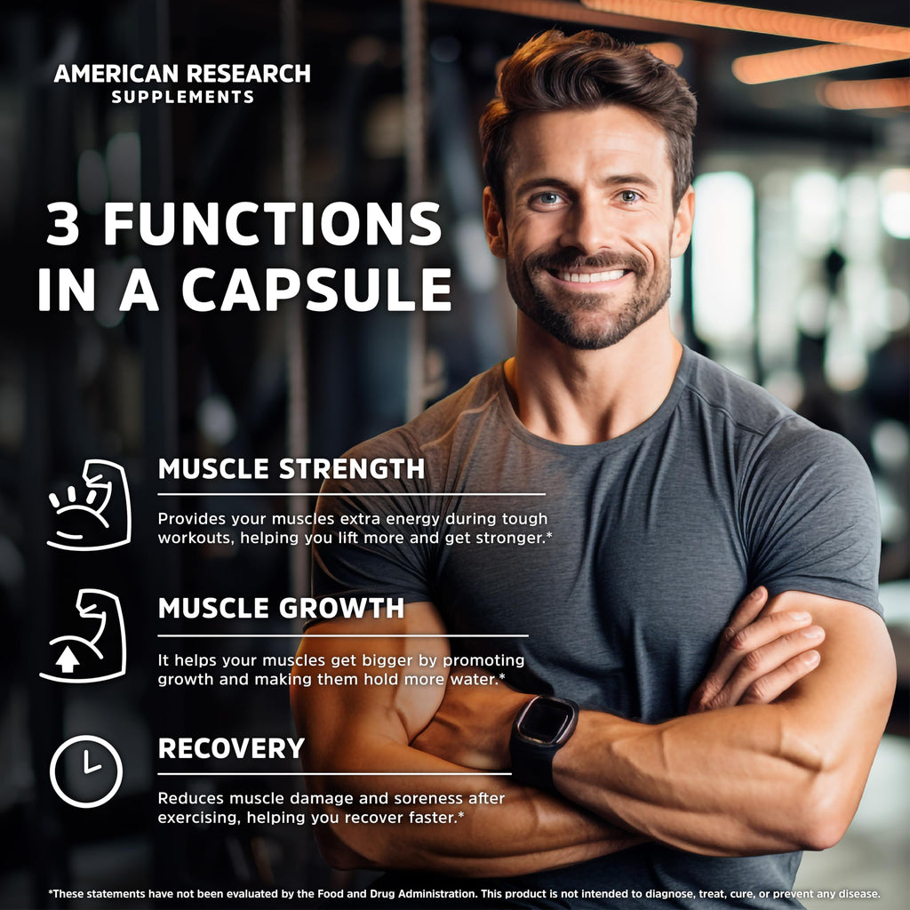 Creatine Monohydrate Capsules 5G | 60 Servings | Vegan | 4 Caps per Serving | Micronized Creatine Pills 5000mg | 240 Capsules | Creatine Pills For Men & Women | 2 Months Supply | Made Without Fillers