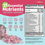 YUM-V'S Kids Multivitamin with Iron - Kids Chewable Multivitamin - Vitamins + Iron Supplement - Toddler Vitamins for 2 Year Old+, Kosher, Halal, Gluten Free 120 (Pack of 2