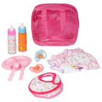 fash n kolor My Sweet Baby Disappearing Doll Feeding Set | Baby Care 6 Piece Doll Feeding Set (13 Pc Set)
