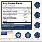 Avantera Unwind - Stress and Sleep Supplement for Adults - Support Healthy Stress Levels & Improve Sleep Efficiency - Magnesium, Melatonin, Ashwagandha, & More - 56 Vegan Capsules