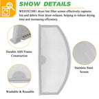 GTD42EASJ2WW GTD33EASK0WW GTX22EASK0WW WE03X23881 Dryer Lint Filter Replacement for GE Hotpoint Dryer Filter WE03X23881 StainlessSteel general electric appliances dryer lint filter screen by Techecook