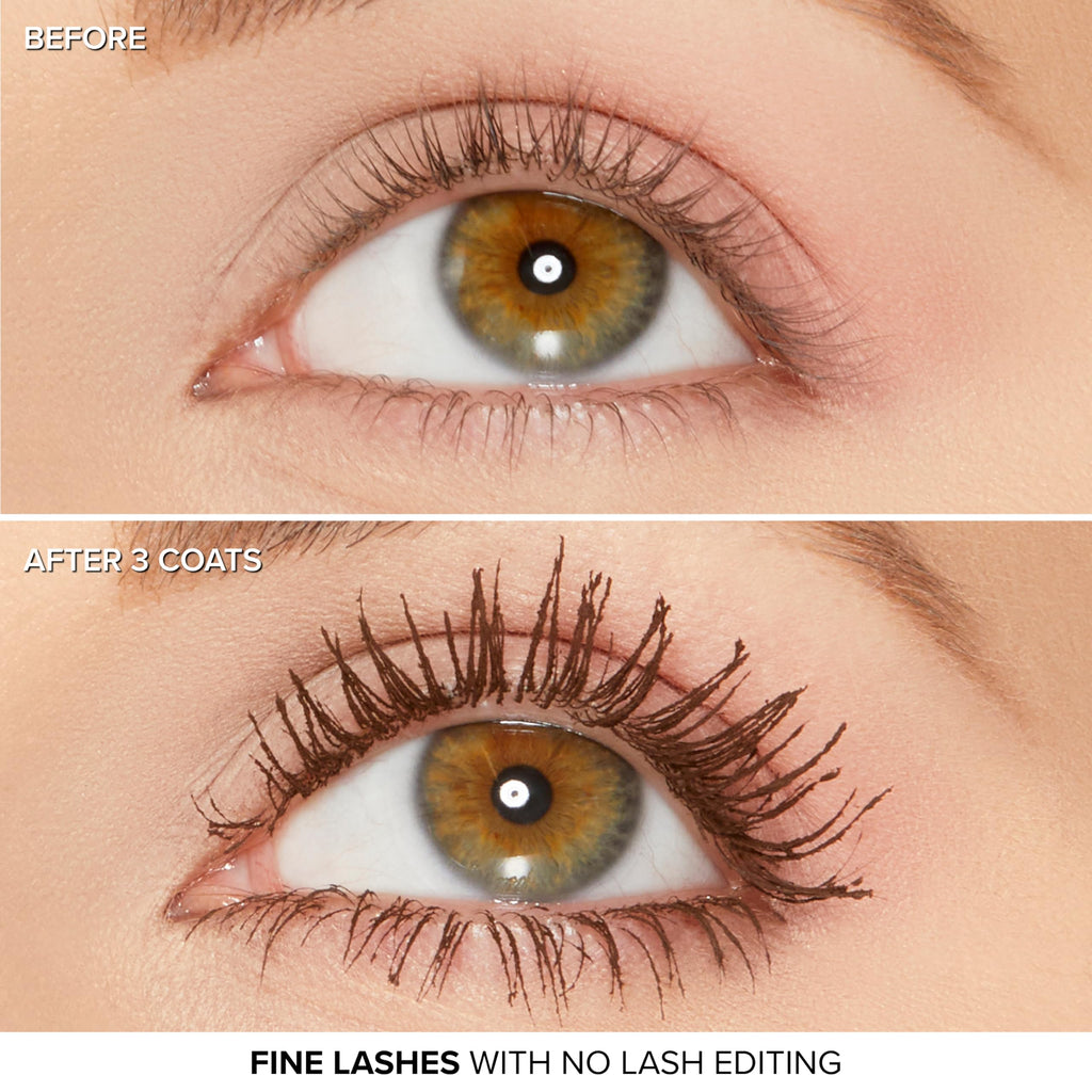 Too Faced Better Than Sex Volumizing and Lengthening Mascara | Vegan Formula, Dramatic Volume and Length | Cruelty-Free Eye Makeup + Hourglass Brush for False Lash Effect, Chocolate, 0.27 Fl Oz
