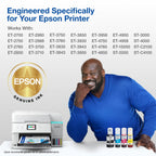 EPSON 502 EcoTank Ink Ultra-high Capacity Bottle Black Works with ET-2750, 2760, 2850, 3750, 3760, 3850, 4850, and other select models