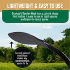 Grampa's Garden Hook Weeder & Cultivator Tool for Digging, Edging, Planting