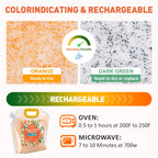 TUXIYA 10LBS Silica Gel Flower Drying,Reusable Flower Drying Silica Gel Crystals with 2PCS 6L Airtight Containers, Color Indicating Flower Preservation Kit for Drying Flowers Bead Size<1mm