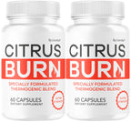 (2 Pack) Citrus Burn Capsules - Official CitrusBurn Pills Supplement Support All Natural Ingredients Advanced Formula Premium Multivitamin for Overall Health & Wellness, 120 Capsules for 2 Months