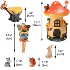 Sparkle Race Fairy Garden Accessories Kit with Miniature Figurines